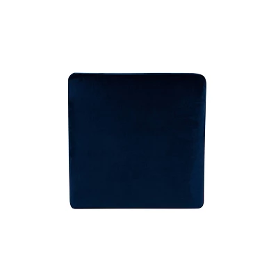 18" Square Metal Ottoman - WOVENBYRD 3 18" Square Metal Ottoman - WOVENBYRD - Image 3