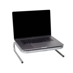 Mind Reader 2pk Metal Monitor Stand/Riser Silver -Online Furniture Store GUEST 3d9862c4 19b1 42e2 8941 80db172dd12a