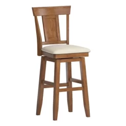 29" South Hill Panel Back Wood Swivel Height Barstool - Inspire Q -Online Furniture Store GUEST 3ddf39da 6b6d 4fad b5ac 3614e35917b4