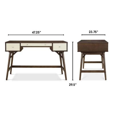 Sutton Writing Desk Brown - Adore Decor 12 Sutton Writing Desk Brown - Adore Decor - Image 12