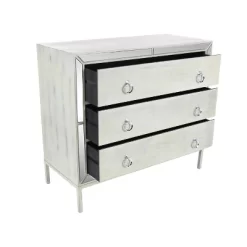 Glam Painted Wood And Mirror Chest White - Olivia & May -Online Furniture Store GUEST 3f3aa205 ff16 4f06 982a b1700d2c225d