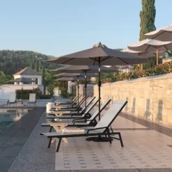 Flash Furniture Brazos Set Of 2 Adjustable Chaise Lounge Chairs With Arms, All-Weather Outdoor Five-Position Recliners -Online Furniture Store GUEST 3f64fcd5 7d2e 4bfe 91bf eaa2c86057fa