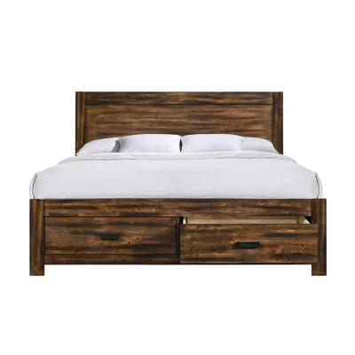 Wren Platform Storage Bed Chestnut - Picket House Furnishings 10 Wren Platform Storage Bed Chestnut - Picket House Furnishings - Image 10