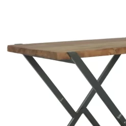 Oxbow Modern Industrial Handcrafted Wood Side Table Light Walnut/Gray - Christopher Knight Home -Online Furniture Store GUEST 41470c0b d8ef 47b9 a4fa 25e1e9bcb48c