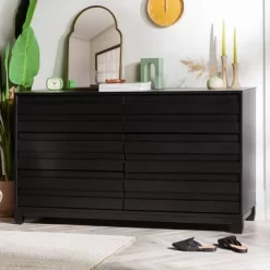 Ilya Solid Wood Modern Panel Front 6 Drawer Dresser - Saracina Home -Online Furniture Store GUEST 4253131c c54b 4d02 a982 7437557ea53a