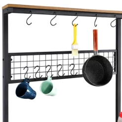 Yaheetech Kitchen Bakers Rack With 4 Storage Shelves -Online Furniture Store GUEST 4255ef3d 3f7b 4f45 b45c c247e3ed908b
