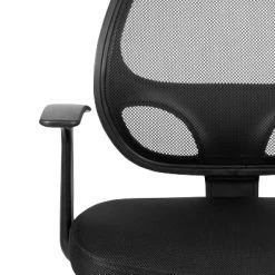 Emma And Oliver Mid-Back Black Mesh Swivel Task Office Chair With T-Arms -Online Furniture Store GUEST 43287e39 3bff 44dd b5b8 18b4694ab283