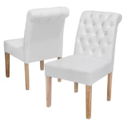 2ct Dinah Roll Top Fabric Dining Chair Set - Christopher Knight Home 8 2ct Dinah Roll Top Fabric Dining Chair Set - Christopher Knight Home -Online Furniture Store GUEST 438e8594 9ca4 4de9 a9a1 05fbc2ee1a62