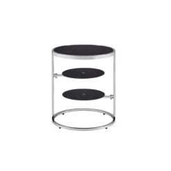 Lynch Side Table Black/Chrome - Acme Furniture -Online Furniture Store GUEST 43fae722 f4f3 4fa7 ba89 d1c967e3b6a9