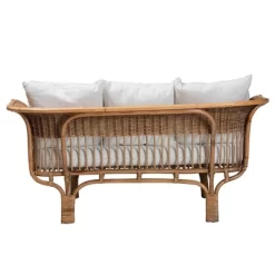 Edana Natural Rattan Sofa With Cushion White/Natural Brown - Bali & Pari -Online Furniture Store GUEST 44071ef6 b184 4d74 9363 30fc1a3b86ec