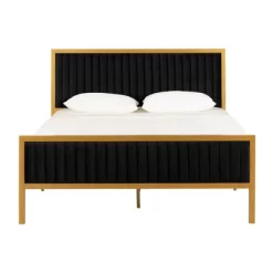 Queen Flam Upholstered Metal Bed - South Shore 24 Queen Flam Upholstered Metal Bed - South Shore -Online Furniture Store GUEST 443610aa d118 46a1 9b47 7ae6e58a60c6