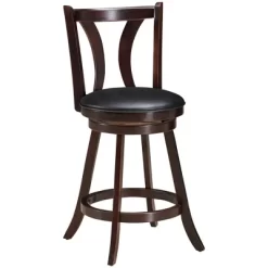 Costway Set Of 4 Swivel Bar Stool 24'' Counter Height Leather Padded Dining Kitchen Chair 12 Costway Set Of 4 Swivel Bar Stool 24'' Counter Height Leather Padded Dining Kitchen Chair -Online Furniture Store GUEST 449d08b1 4da8 4598 b0e4 fb394c02441e