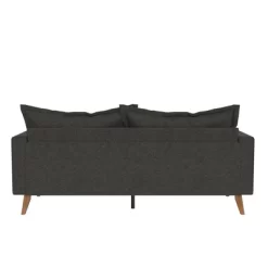 Maryan Pillowback Wood Stretcher Sofa Gray Linen - Room & Joy -Online Furniture Store GUEST 4538ad06 746c 4572 997f 4006936256c1