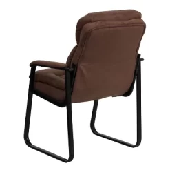 Flash Furniture Executive Side Reception Chair With Lumbar Support And Sled Base -Online Furniture Store GUEST 460aef6d d4b5 40cb a13a d0f4434f6615