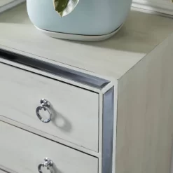 Glam Painted Wood And Mirror Chest White - Olivia & May -Online Furniture Store GUEST 4941078c e2aa 470b 8b99 5d85cea0c6c1
