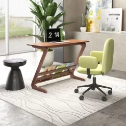 Lakeview MDF Desk Rubber Wood Walnut - ZM Home 14 Lakeview MDF Desk Rubber Wood Walnut - ZM Home -Online Furniture Store GUEST 49672a0b 76f3 4483 8caf 386340efb6a4