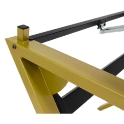 2pc Stellar Drawing Table With 36" Adjustable Top With Stool Set Black/Gold - Studio Designs -Online Furniture Store GUEST 4c0f3f24 dfd3 4dbe aa70 e62d681f74db