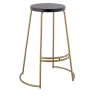 JONATHAN Y Hula Modern Designer Iron Curved Backless Bar Stool