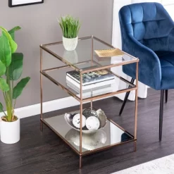 Benton Side Table Copper - Aiden Lane -Online Furniture Store GUEST 4f61094e 64e9 410f a63c 3ddf461ede6e