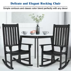 Costway 2PCS Wood Rocking Chair Porch Rocker High Back Garden Seat Indoor Outdoor 16 Costway 2PCS Wood Rocking Chair Porch Rocker High Back Garden Seat Indoor Outdoor -Online Furniture Store GUEST 4fe2fa09 6511 42a5 85f4 aab60481a3bf