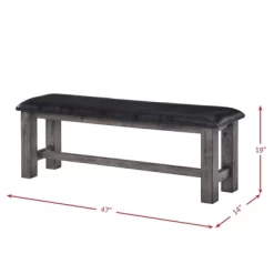 6pc Grayson Extendable Dining Table With Padded Seats Gray Oak - Picket House Furnishings 27 6pc Grayson Extendable Dining Table With Padded Seats Gray Oak - Picket House Furnishings -Online Furniture Store GUEST 503525b1 1b2a 4b69 a994 3689547c21d3