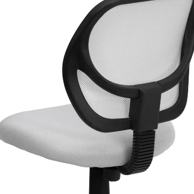 Emma And Oliver Mid-Back Mesh Swivel Task Office Chair With Curved Square Back 4 Emma And Oliver Mid-Back Mesh Swivel Task Office Chair With Curved Square Back - Image 4