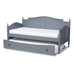 Twin Mara Wood Daybed With Trundle - Baxton Studio -Online Furniture Store GUEST 51d1e592 88ac 4afe 9dcd 207d7dab33c7