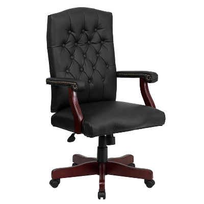 Emma And Oliver Martha Washington Executive Swivel Office Chair With Arms 10 Emma And Oliver Martha Washington Executive Swivel Office Chair With Arms - Image 10