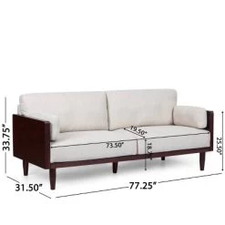 Sofia Mid-Century Modern Upholstered 3 Seater Sofa - Christopher Knight Home 20 Sofia Mid-Century Modern Upholstered 3 Seater Sofa - Christopher Knight Home -Online Furniture Store GUEST 533a6fa8 4b9d 4480 9b50 bd6387816ee9