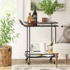 Beaufort Metal Bar Cart Black - Threshold™