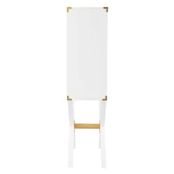 Claude Tall Bar Cabinet With Storage White/Gold - Aiden Lane -Online Furniture Store GUEST 54be0cc2 77e8 44fe 88d4 ec63e2d57c1f