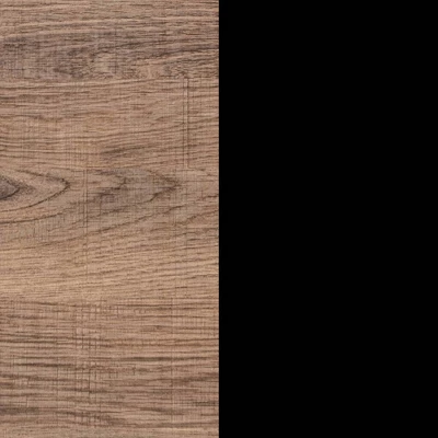 39" 3 Tier Wall Mount Floating Bookshelf Reclaimed Oak/Matte Black - Nathan James 4 39" 3 Tier Wall Mount Floating Bookshelf Reclaimed Oak/Matte Black - Nathan James - Image 4