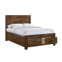 Online Furniture Store 43 Wren Platform Storage Bed Chestnut - Picket House Furnishings