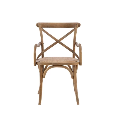Helia Arm Chair Ash Gray - Linon 2 Helia Arm Chair Ash Gray - Linon - Image 2