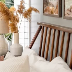 Boho Solid Wood Spindle Platform Bed - Saracina Home 24 Boho Solid Wood Spindle Platform Bed - Saracina Home -Online Furniture Store GUEST 56d06391 618a 4987 81f4 c67d43671300