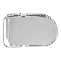 Bedford Chrome Finish Round Edge Bar Cart Silver - Inspire Q -Online Furniture Store GUEST 577c4e71 d8a1 421e adf0 a20d838894a1