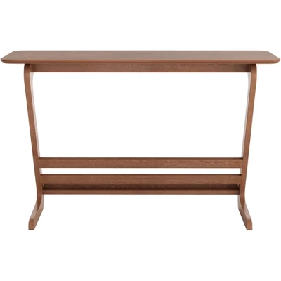 Lakeview MDF Desk Rubber Wood Walnut - ZM Home 3 Lakeview MDF Desk Rubber Wood Walnut - ZM Home - Image 3