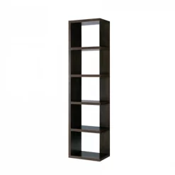 FC Design 71 Inch Tall Wooden Bookcase With Five Open Shelves Corner Display Storage Cabinet -Online Furniture Store GUEST 59a12856 c39a 4409 8f02 9006a1722a51