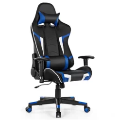 Tangkula Gaming Desk& Massage Gaming Chair Set Gamer Workstation With Headphone Hook -Online Furniture Store GUEST 59de5dcf 5a01 45e4 b949 49d7d510fe12