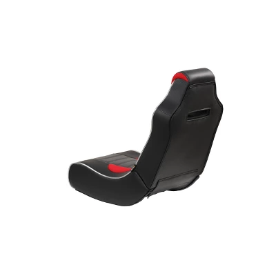 Flash Neo Fiber LED Wired Audio Floor Rocker Gaming Chair Red/Black - X Rocker 8 Flash Neo Fiber LED Wired Audio Floor Rocker Gaming Chair Red/Black - X Rocker - Image 8
