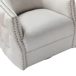 Jorge Curved And Ergonomic Design Barrel Chair With Decorative Nailhead Tirms Swivel Chair | ARTFUL LIVING DESIGN 18 Jorge Curved And Ergonomic Design Barrel Chair With Decorative Nailhead Tirms Swivel Chair | ARTFUL LIVING DESIGN -Online Furniture Store GUEST 5cced667 f240 49cd 8814 c38b5c2255cc