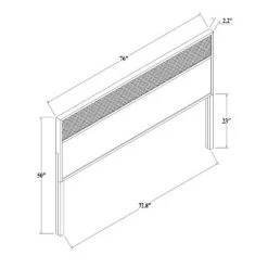 Wood & Cane Transitional Headboard - Hearth & Hand™ With Magnolia 13 Wood & Cane Transitional Headboard - Hearth & Hand™ With Magnolia -Online Furniture Store GUEST 5d33534e d312 4fba a31c c59b7e6b6265
