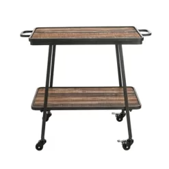 Felix 2 Tier Bar Cart Black - Adore Decor -Online Furniture Store GUEST 5d4e5e10 600d 4d9c b15b 900df7fcff95