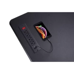 46" Adjustable Height Standing Desk Converter Black - Rocelco -Online Furniture Store GUEST 5db69a6f eb9f 45da a52d 12b415d2a441