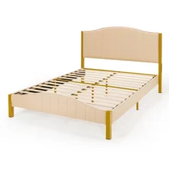 Costway FullQueen Size Upholstered Bed Frame Mattress Foundation Platform Quilted Headboard 20 Costway FullQueen Size Upholstered Bed Frame Mattress Foundation Platform Quilted Headboard -Online Furniture Store GUEST 5e6a7c13 778a 4360 9f30 fd6a499c5491