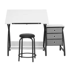 Comet Plus Drawing Table And Stool Set - Studio Designs -Online Furniture Store GUEST 5e8be86a 2080 4885 94f3 0c3c2603724d