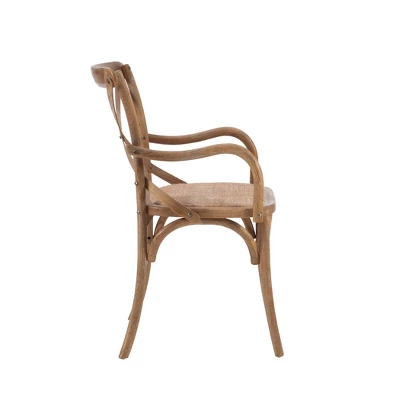 Helia Arm Chair Ash Gray - Linon 3 Helia Arm Chair Ash Gray - Linon - Image 3