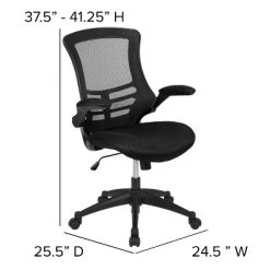 Flash Furniture 48"W X 24"D Electric Height Adjustable Standing Desk With Mesh Swivel Ergonomic Task Office Chair -Online Furniture Store GUEST 5f375637 1882 4d3b 9af5 810c3507ebfd