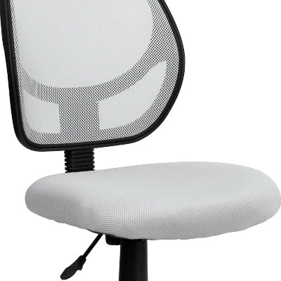 Emma And Oliver Mid-Back Mesh Swivel Task Office Chair With Curved Square Back 5 Emma And Oliver Mid-Back Mesh Swivel Task Office Chair With Curved Square Back - Image 5