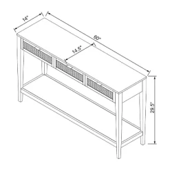 East Bluff Woven Drawer Console Table - Threshold™ Designed With Studio McGee -Online Furniture Store GUEST 5fadeab1 5821 409f b35b 9dc3416e6dfc